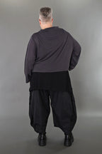  AKH Premium Jacke in gerader Form, aus Viskose, P1008.7006, Dunkelgrau, Ausgefallen