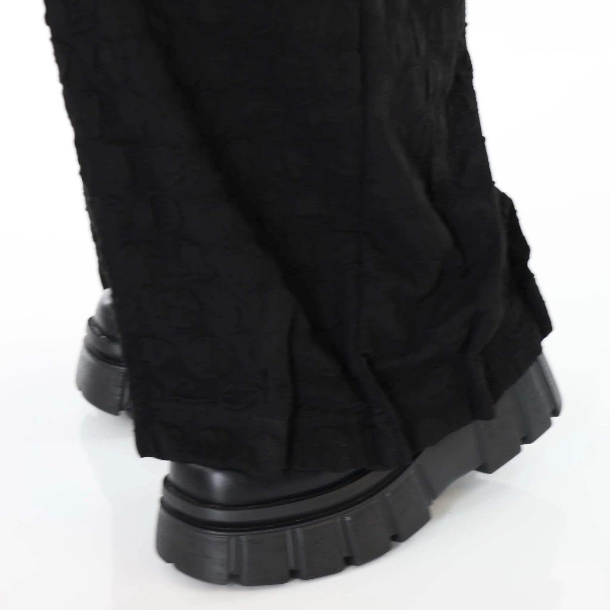 Ballonhose von AKH Premium aus Viskose, P1020.7007, Schwarz, Punkte, Ausgefallen, Zeitlos