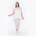  A-Form Top von AKH Fashion aus Viskose, 1233.03071, Weiß, Schick, Modern, Bequem