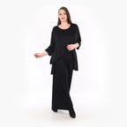Hose von AKH Fashion aus Viskose in gerader Form, ausgefallene Lagenlook Mode