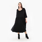  Ballonkleid von AKH Fashion aus Viskose, 1233.06948, Schwarz, Schick, Modern, Bequem