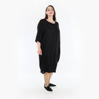  Ballonkleid von AKH Fashion aus Viskose, 1269.06943, Schwarz, Schick, Modern, Bequem