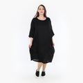  Ballonkleid von AKH Fashion aus Viskose, 1269.06943, Schwarz, Schick, Modern, Bequem