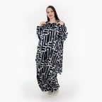 Mantel von AKH Fashion aus Viskose in Vokuhila-Form, ausgefallene Lagenlook Mode