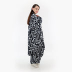Mantel von AKH Fashion aus Viskose in Vokuhila-Form, ausgefallene Lagenlook Mode