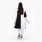  A-Form Jacke von AKH Fashion aus Viskose, 1321.06957, Schwarz-Weiß, Schick, Modern, Bequem