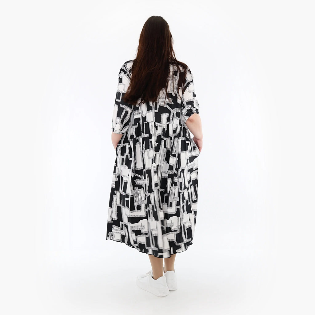 Ballonkleid von AKH Fashion aus Viskose, ausgefallene, zeitlose Lagenlook Mode