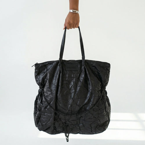 Designer Tasche von H4 Fashion aus Polyamid, 3078, Schwarz, Ausgefallen, Zeitlos, Schick