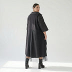  A-Form Kleid von H4 Fashion aus Polyamid, 8022, Schwarz, Ausgefallen, Zeitlos, Schick