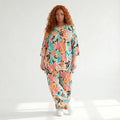 Zeitlos elegantes Lagenlook Oversize Shirt in schmeichelnder A-Form, weich fließend, Mehrfarbig