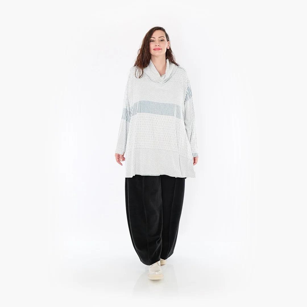 A-Form Shirt von AKH Fashion aus Viskose, ausgefallene, zeitlose Lagenlook Mode