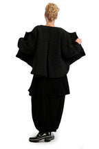  AKH Fashion Jacke in gerundeter Form, aus Materialmix, 1166.01775, Anthrazit, Schick