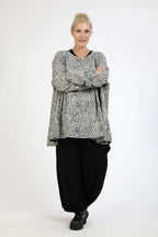 A-Form Shirt von AKH Fashion aus Materialmix, ausgefallene, zeitlose Lagenlook Mode