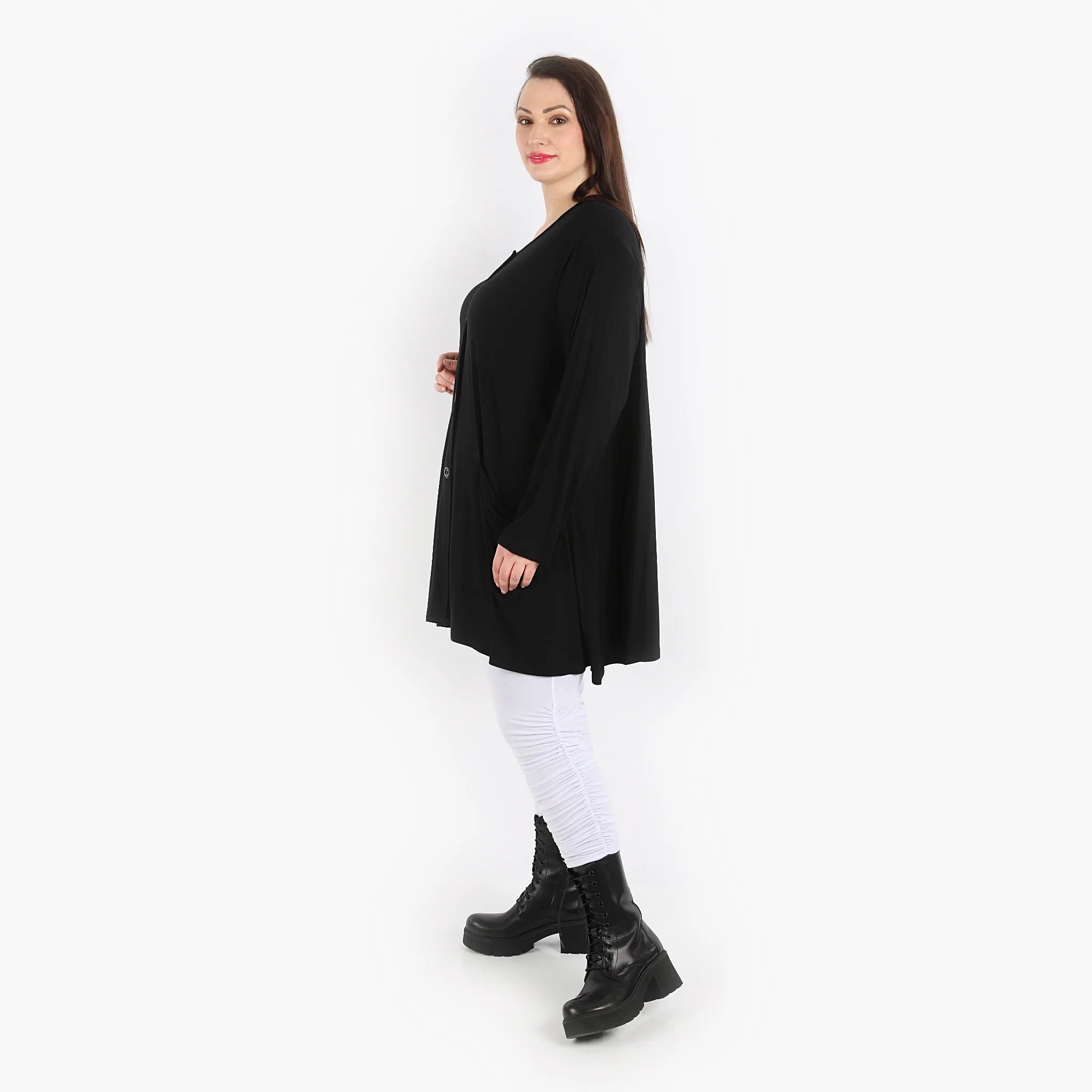 A-Form Jacke von AKH Fashion aus Viskose, ausgefallene, zeitlose Lagenlook Mode