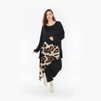  Haremshose von AKH Fashion aus Viskose, 1369.06992, Beige-Schwarz-Braun, Leopard, Schick