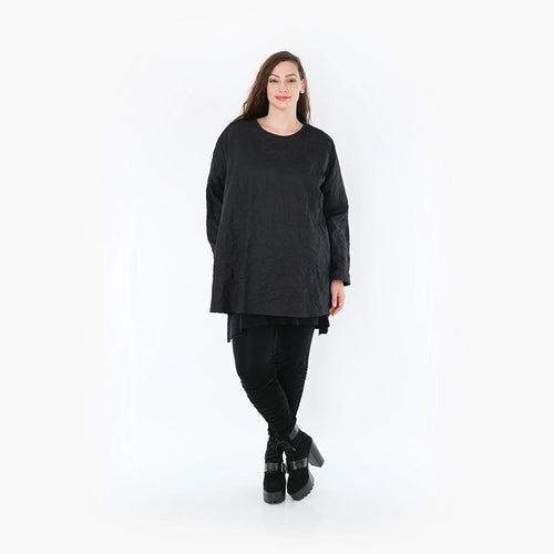 A-Form Shirt von AKH Fashion aus Viskose, ausgefallene, zeitlose Lagenlook Mode