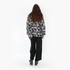  AKH Fashion Bigshirt in kastiger Form, aus Materialmix, 1375.03019, Dunkelgrau-Grau, Kariert