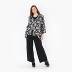  A-Form Jacke von AKH Fashion aus Materialmix, 1375.06939, Dunkelgrau-Grau, Kariert