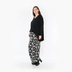  Ballonhose von AKH Fashion aus Materialmix, 1375.08069, Dunkelgrau-Grau, Kariert, Schick