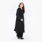  A-Form Mantel von AKH Fashion aus Viskose, 1325.06976, Schwarz, Schick, Modern, Bequem