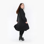  A-Form Kleid von AKH Fashion aus Viskose, 1325.06982, Schwarz, Schick, Modern, Bequem