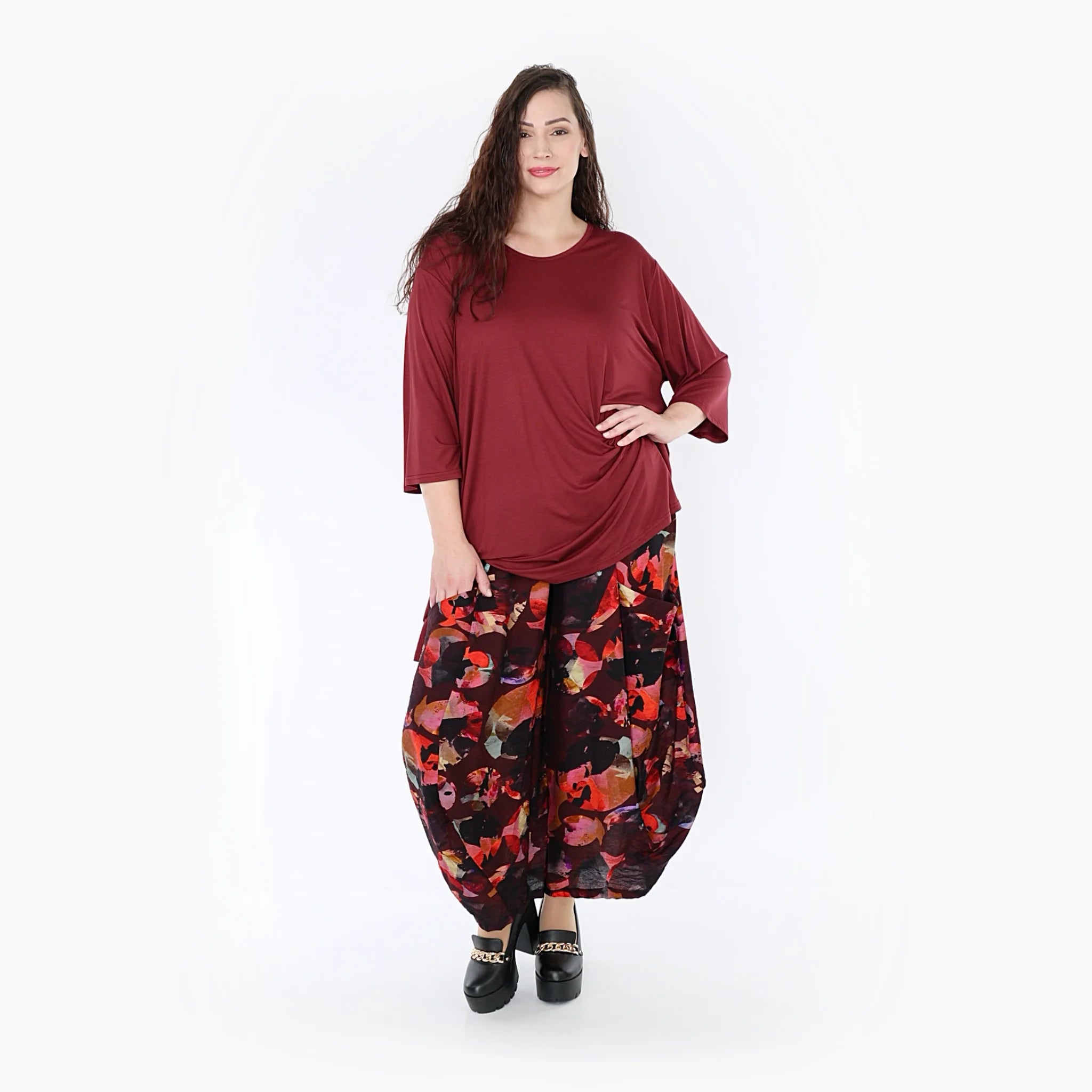 Ballonhose von AKH Fashion aus Viskose, ausgefallene, zeitlose Lagenlook Mode