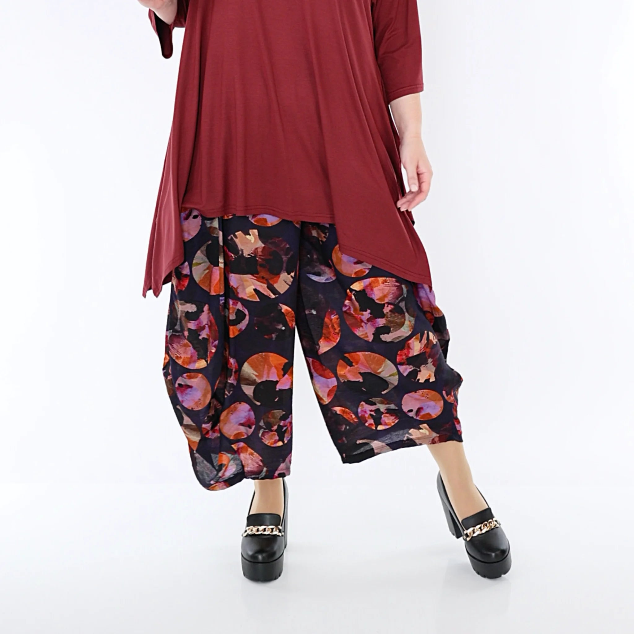 Ballonhose von AKH Fashion aus Viskose, ausgefallene, zeitlose Lagenlook Mode
