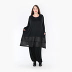 A-Form Shirt von AKH Fashion aus Viskose, ausgefallene, zeitlose Lagenlook Mode