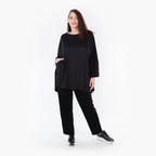 A-Form Shirt von AKH Fashion aus Viskose, ausgefallene, zeitlose Lagenlook Mode