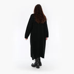  AKH Fashion Kleid in gerader Form, aus Baumwolle, 1343.02401, Schwarz-Weiß, Streifen