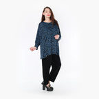 A-Form Shirt von AKH Fashion aus Viskose, ausgefallene, zeitlose Lagenlook Mode