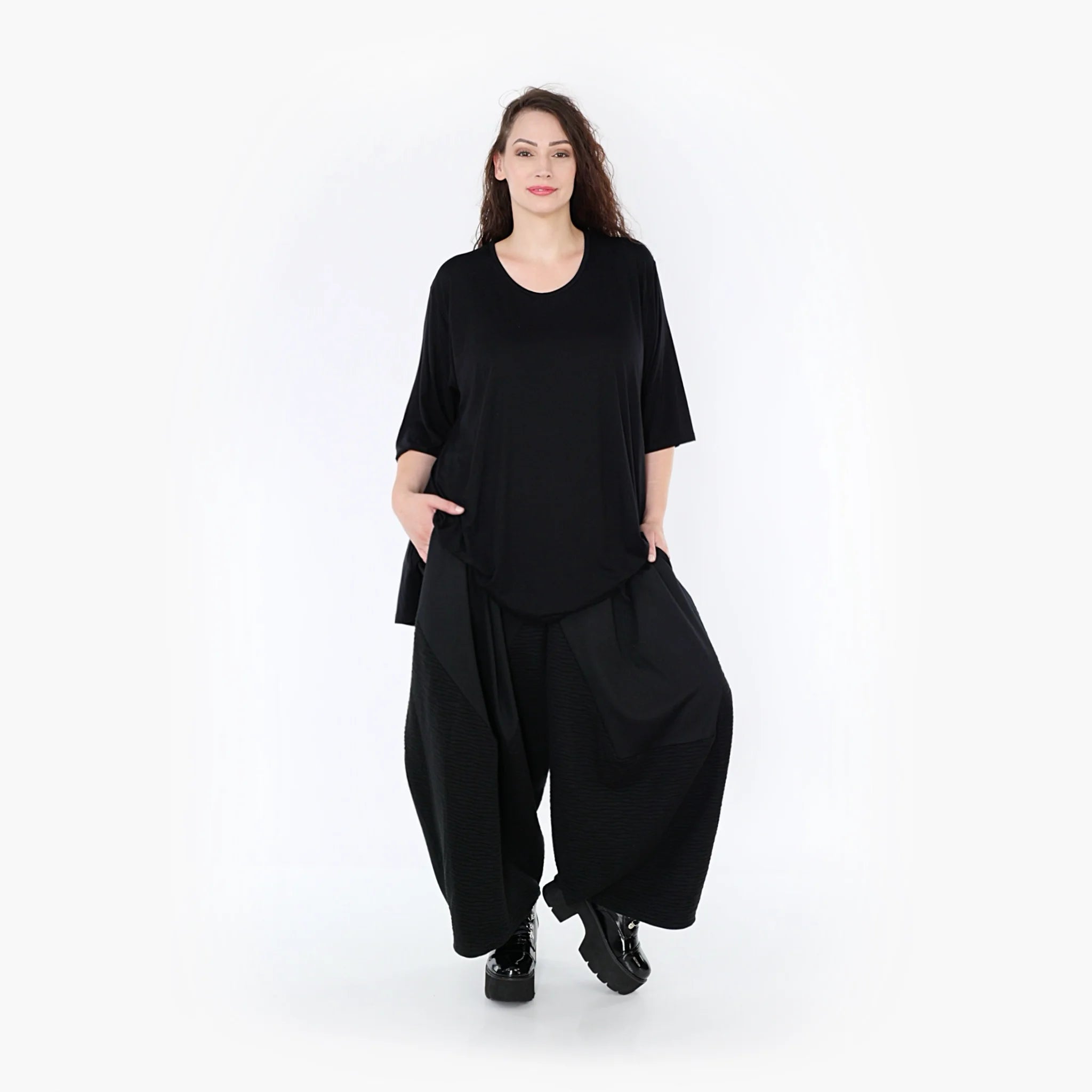 Haremshose von AKH Fashion aus Materialmix, ausgefallene, zeitlose Lagenlook Mode