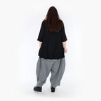  Haremshose von AKH Fashion aus Materialmix, 1347.06883, Grau, Wellen, Schick, Modern