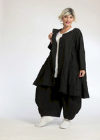 A-Form Jacke von AKH Fashion aus Materialmix, ausgefallene, zeitlose Lagenlook Mode
