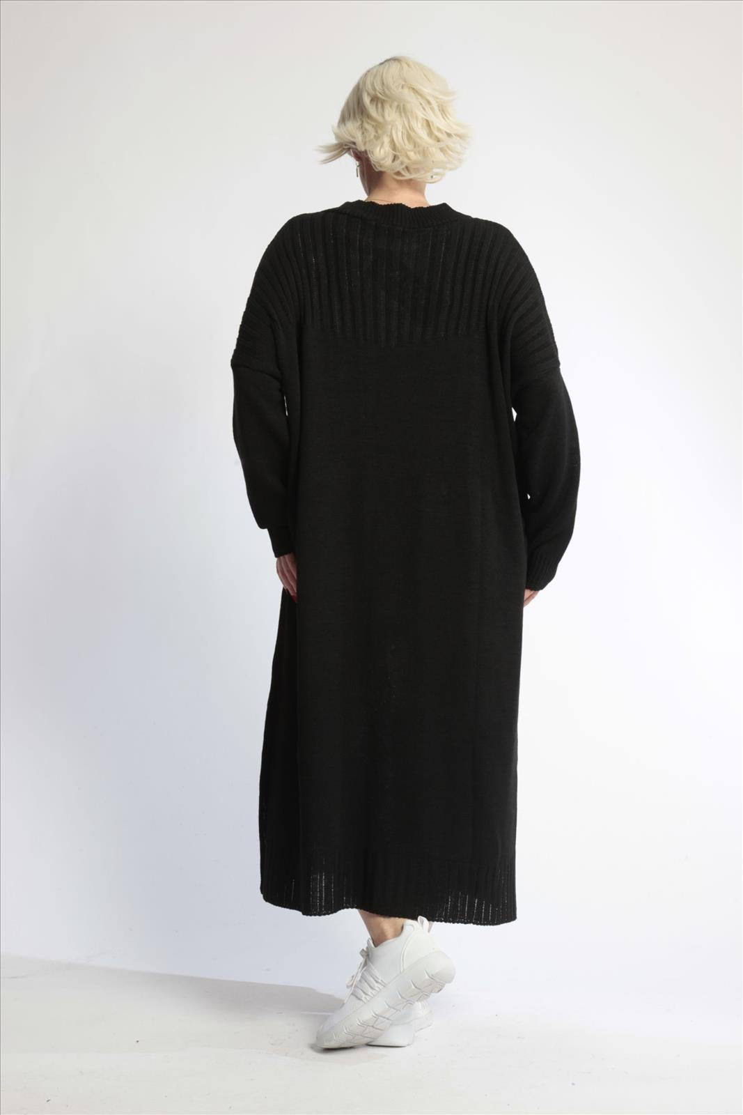  Stylisches Lagenlook Kleid mit sportlichem Schnitt, ideal für Übergangszeit und Plus Size