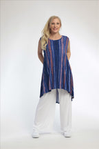 A-Form Tunika von AKH Fashion aus Viskose, ausgefallene, zeitlose Lagenlook Mode
