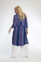 Shirt von AKH Fashion aus Viskose in Vokuhila-Form, ausgefallene Lagenlook Mode