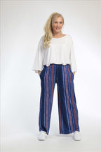 Hose von AKH Fashion aus Viskose in gerader Form, ausgefallene Lagenlook Mode