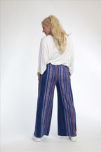 Hose von AKH Fashion aus Viskose in gerader Form, ausgefallene Lagenlook Mode