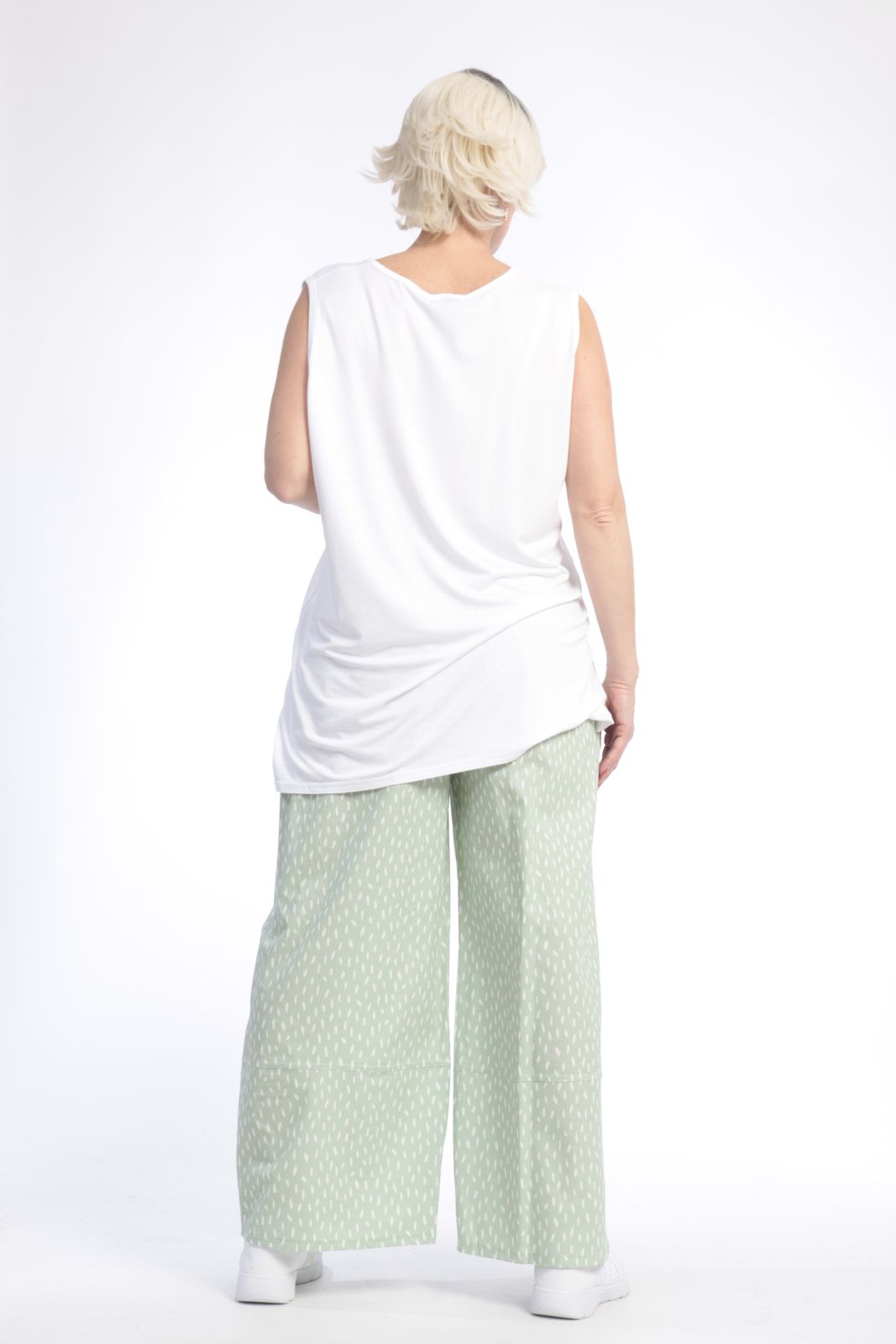 Hose von AKH Fashion aus Baumwolle in gerader Form, ausgefallene Lagenlook Mode