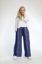 Hose von AKH Fashion aus Viskose in gerader Form, ausgefallene Lagenlook Mode