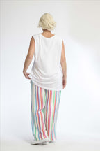  AKH Fashion Hose in gerader Form, aus Viskose, 1029.01529, Multicolor, Streifen, Schick