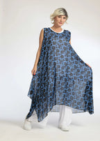 A-Form Tunika von AKH Fashion aus Polyester, ausgefallene, zeitlose Lagenlook Mode