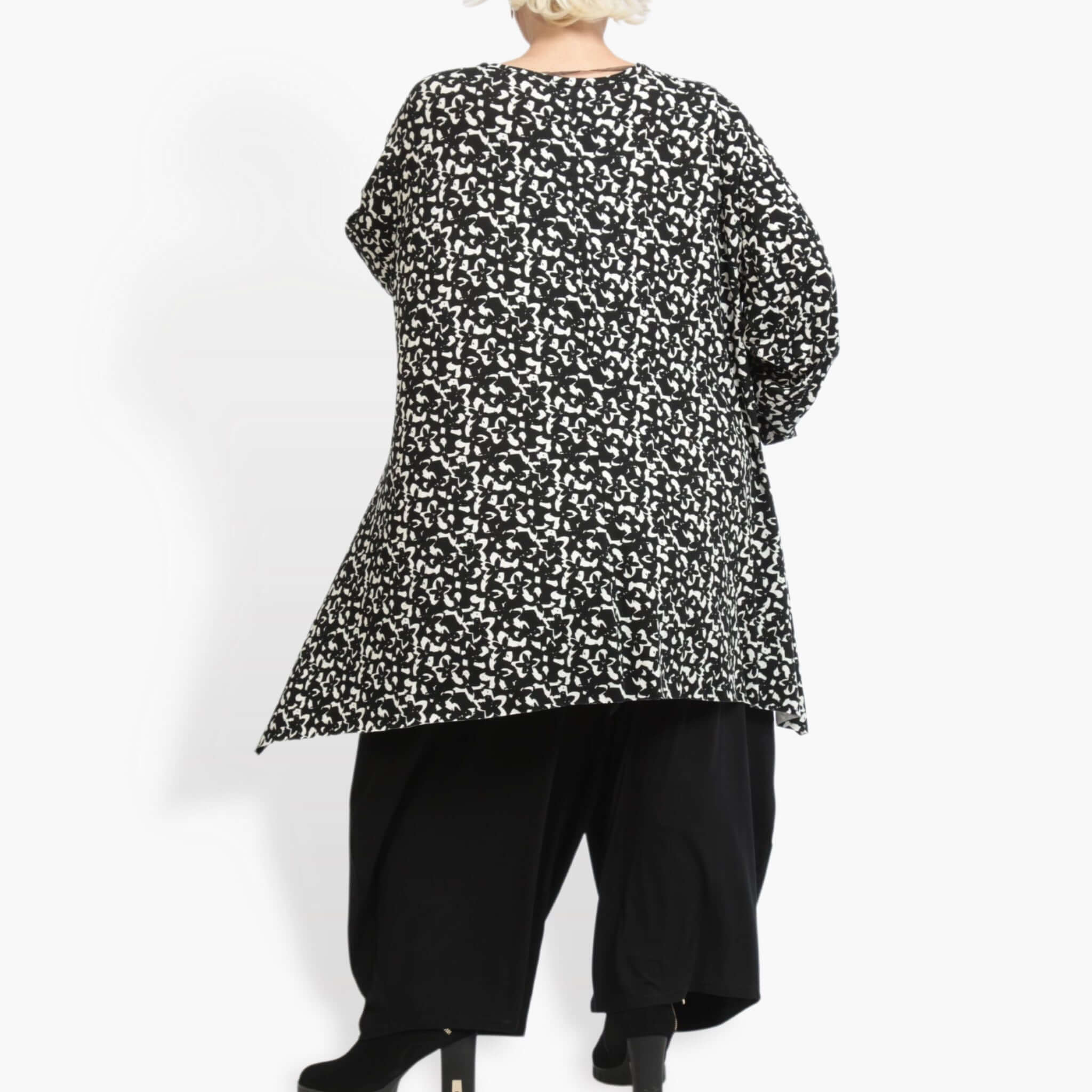 A-Form Shirt von AKH Fashion aus Viskose, ausgefallene, zeitlose Lagenlook Mode