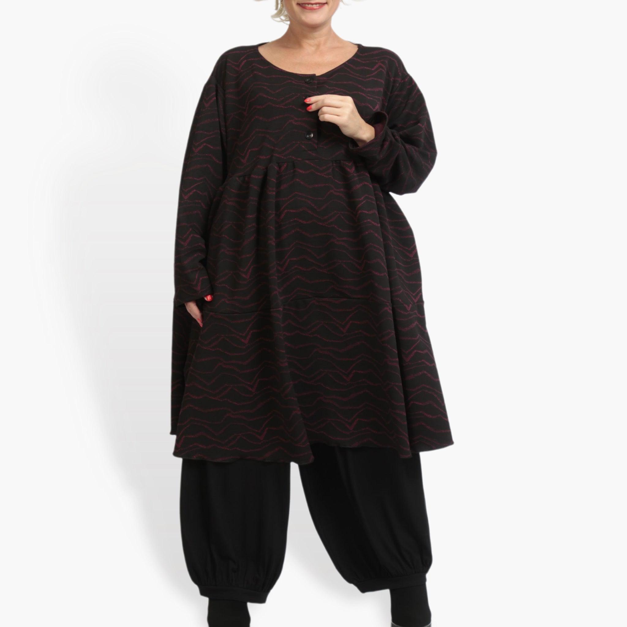 A-Form Kleid von AKH Fashion aus Viskose, ausgefallene, zeitlose Lagenlook Mode