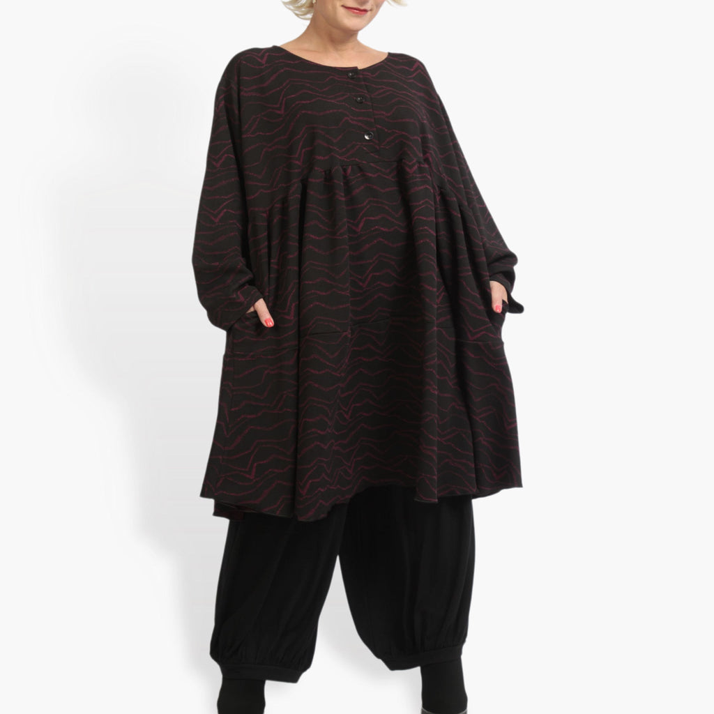 A-Form Kleid von AKH Fashion aus Viskose, ausgefallene, zeitlose Lagenlook Mode