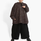Shirt von AKH Fashion aus Viskose in kastiger Form, ausgefallene Lagenlook Mode