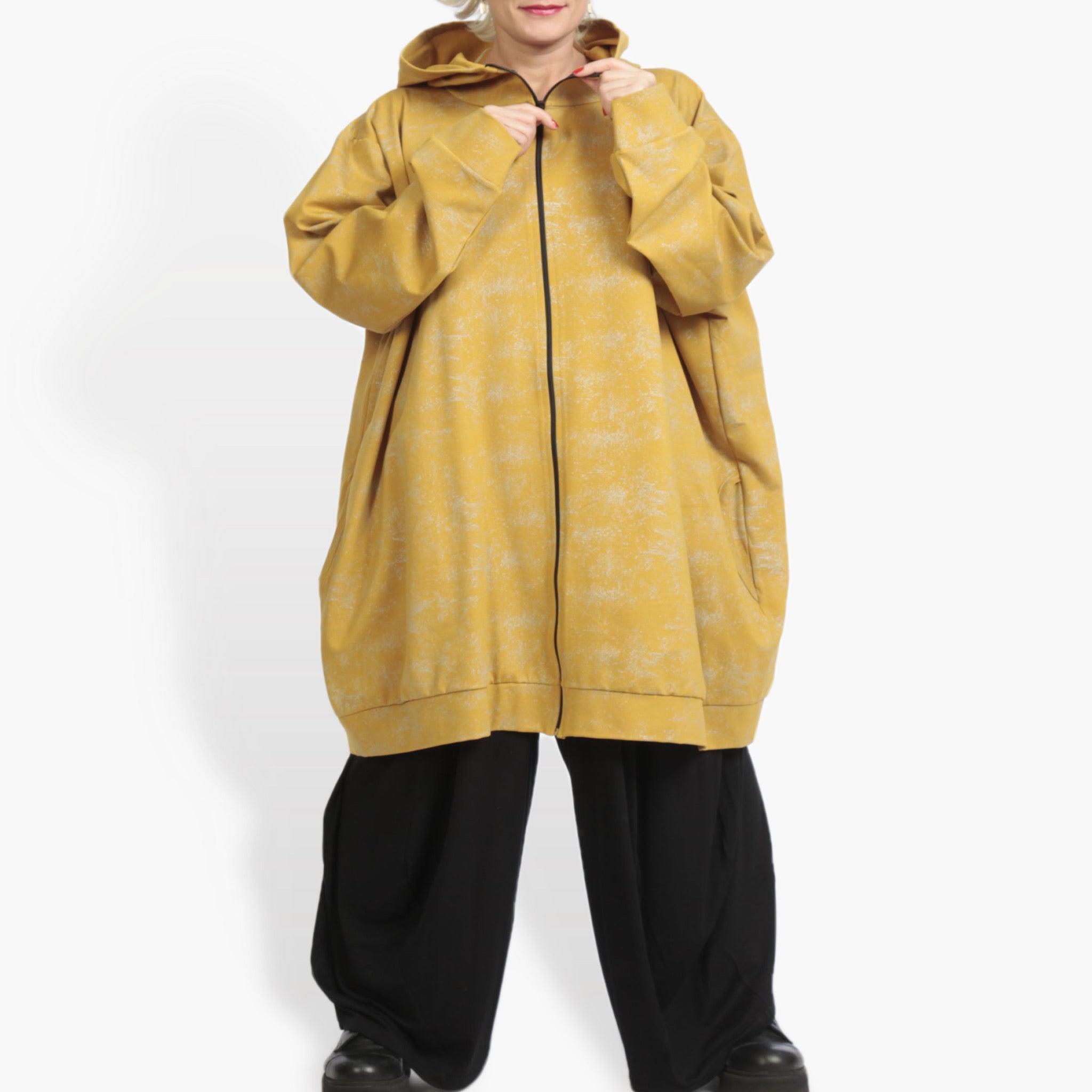  Ballonjacke von AKH Fashion aus Viskose, 0958.06819, Senf, Schick, Modern, Bequem