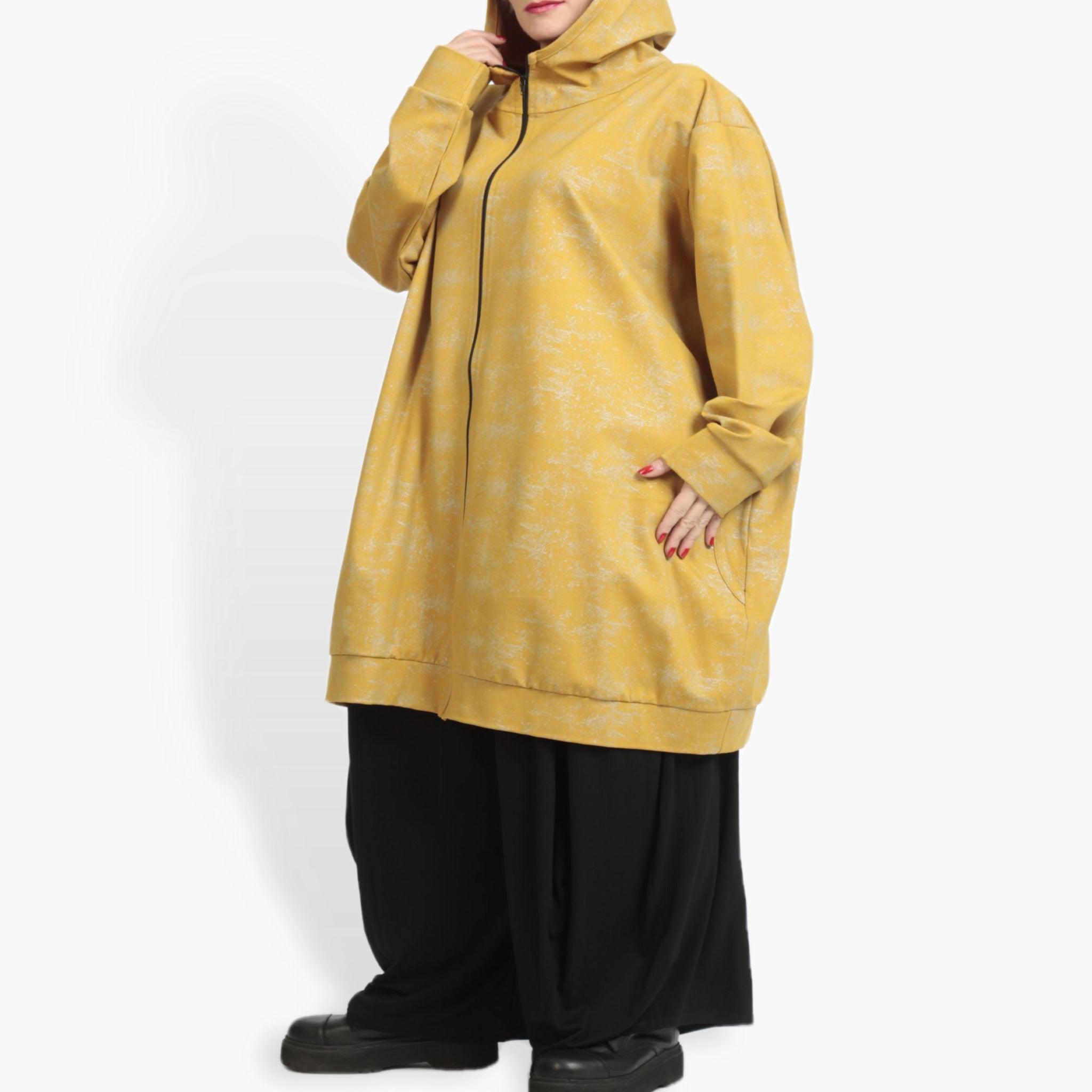  Ballonjacke von AKH Fashion aus Viskose, 0958.06819, Senf, Schick, Modern, Bequem