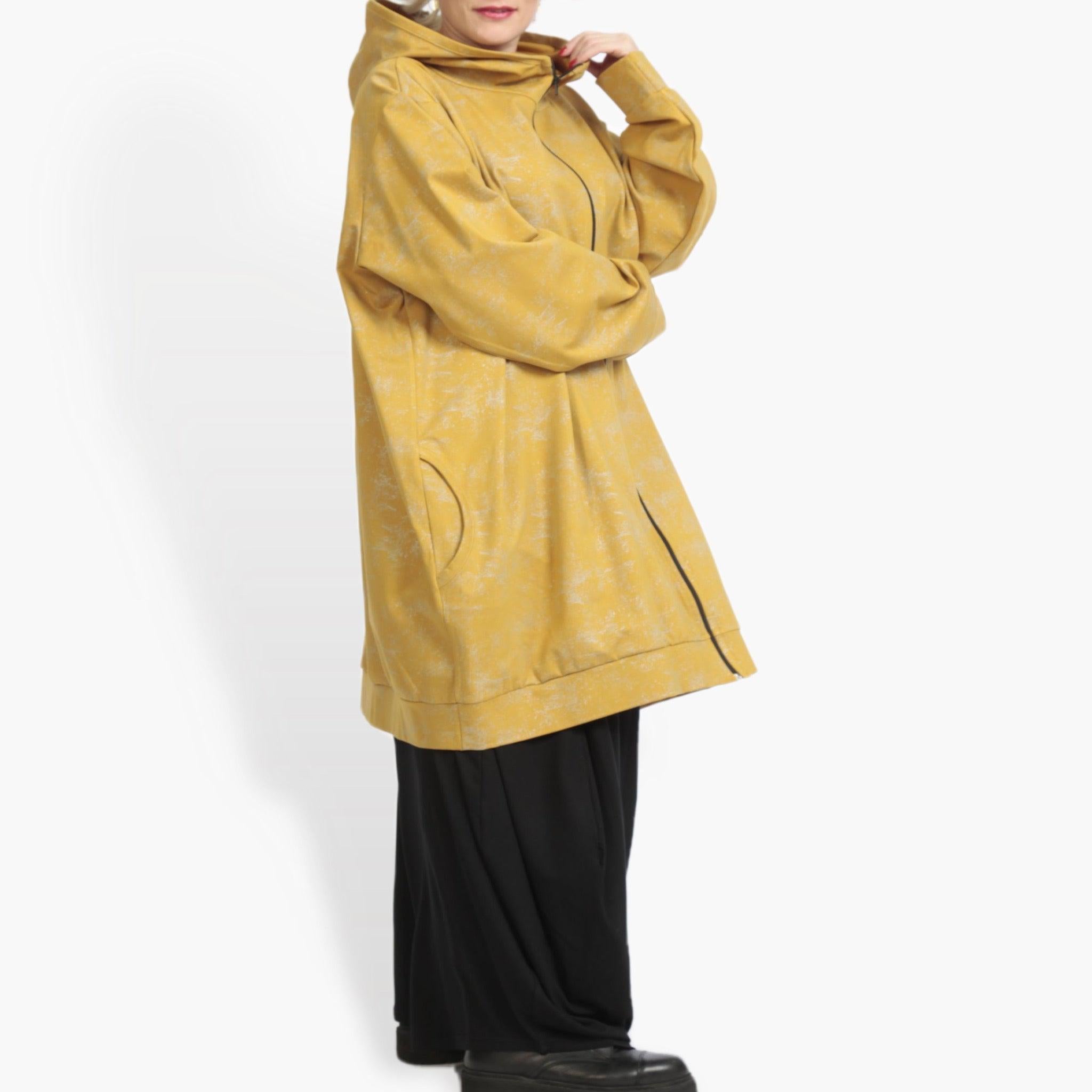  Ballonjacke von AKH Fashion aus Viskose, 0958.06819, Senf, Schick, Modern, Bequem